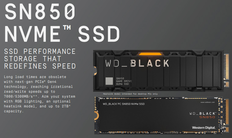 WD Black SN850