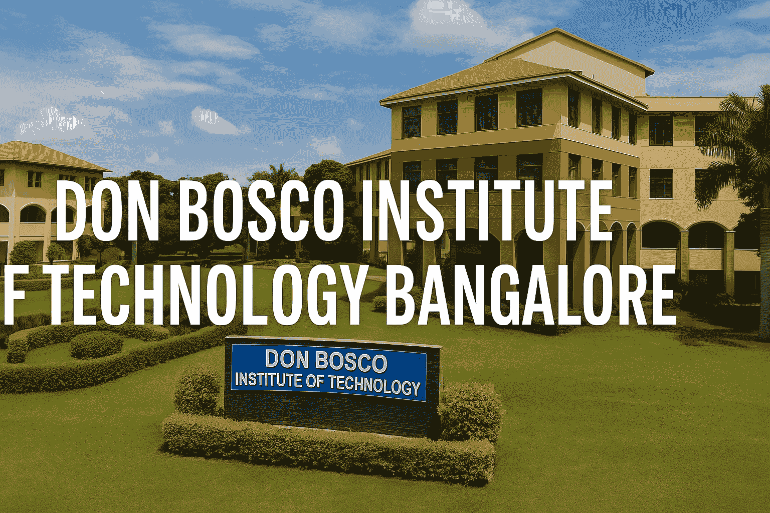 Don Bosco Institute of Technology Bangalore