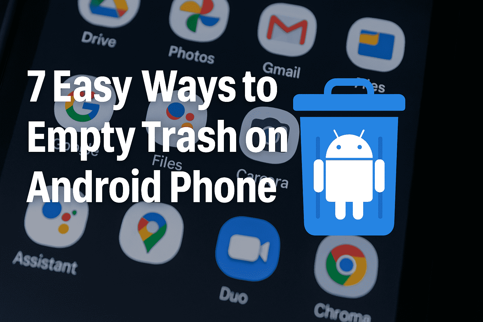 7 Easy Ways How to Empty Trash on Android Phone and Free Up Space Fast 10 How to Empty Trash on Android Phone