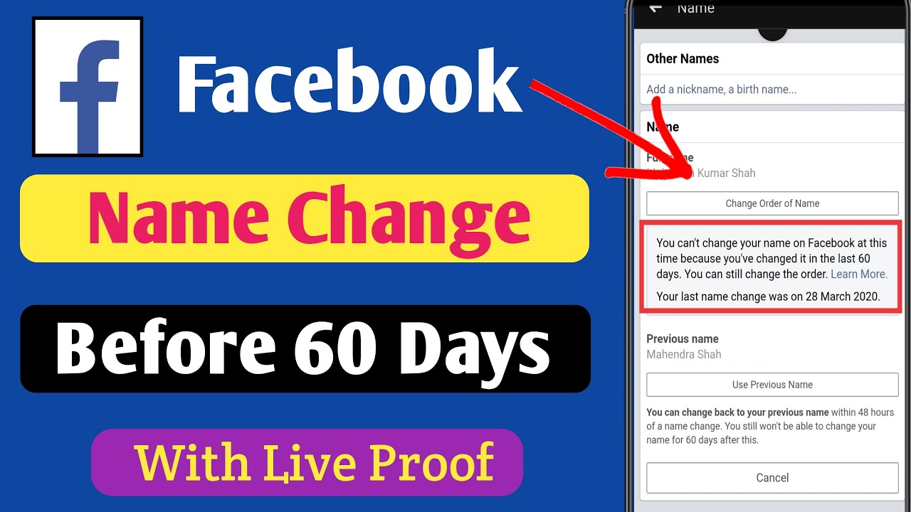 How to Change Name in Facebook Even Not 60 Days – A Friendly Step-by-Step Guide 2 How to change name in Facebook even not 60 days