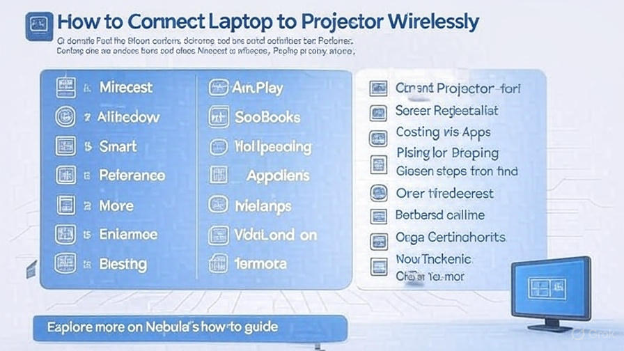 how to connect projector to laptop